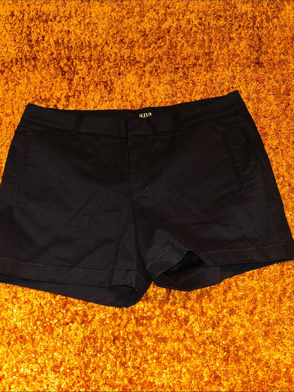 a.n.a Black Women's Casual Cotton Blend Shorts